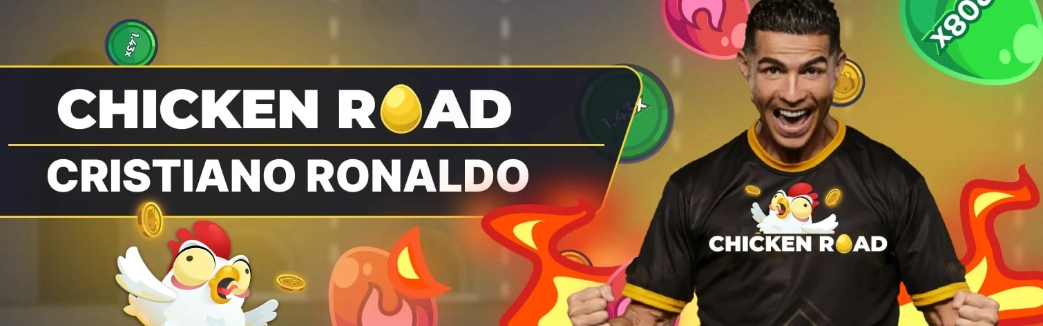 Personnage Chicken Road édition CR7